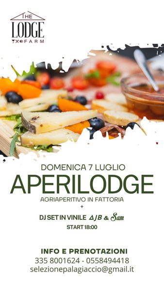 DOMENICA 07 LUGLIO APERILODGE