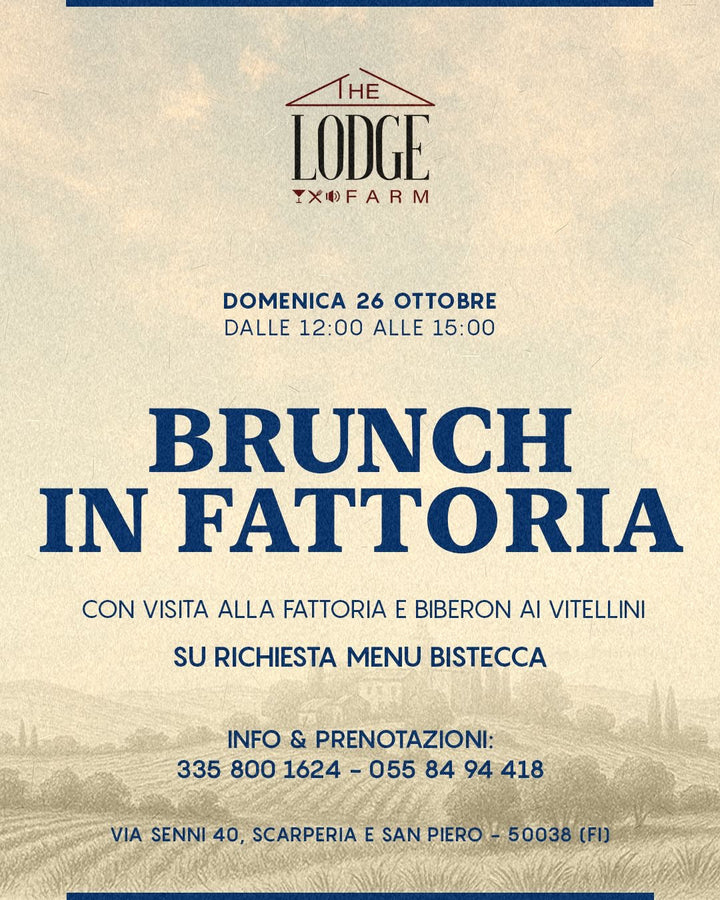 BRUNCH DI FATTORIA 26 OTTOBRE