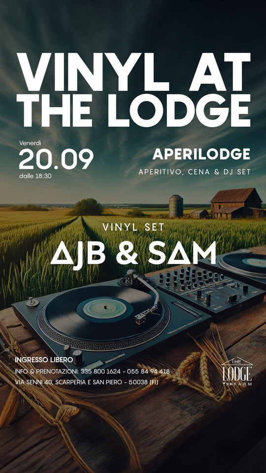 APERILODGE AL THE LODGE FARM VENERDI' 20/09