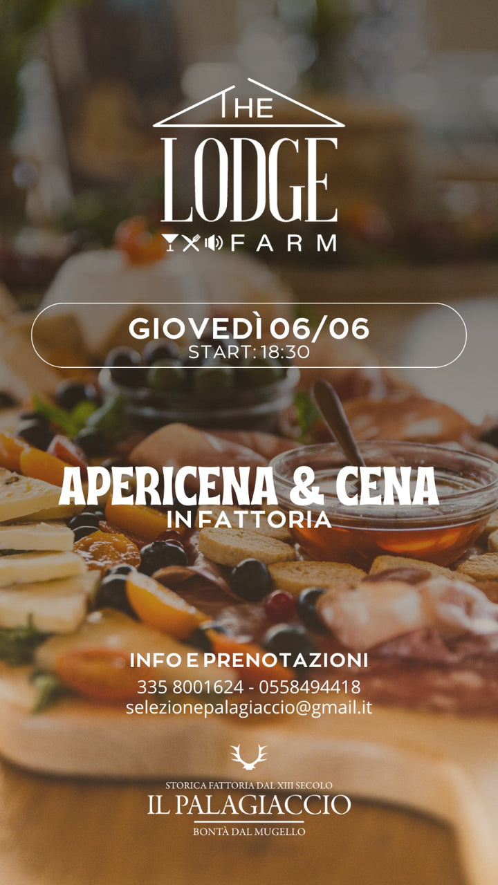 Giovedì 6 Giugno al The Lodge Farm Palagiaccio dalle ore 18.00 in poi •The Golden Hour•🌞🍹🍽️