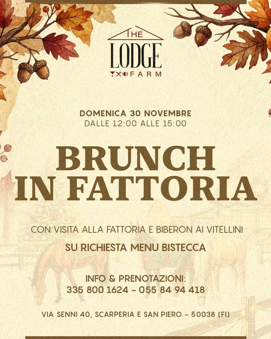 BRUNCH DI FATTORIA 30 NOVEMBRE