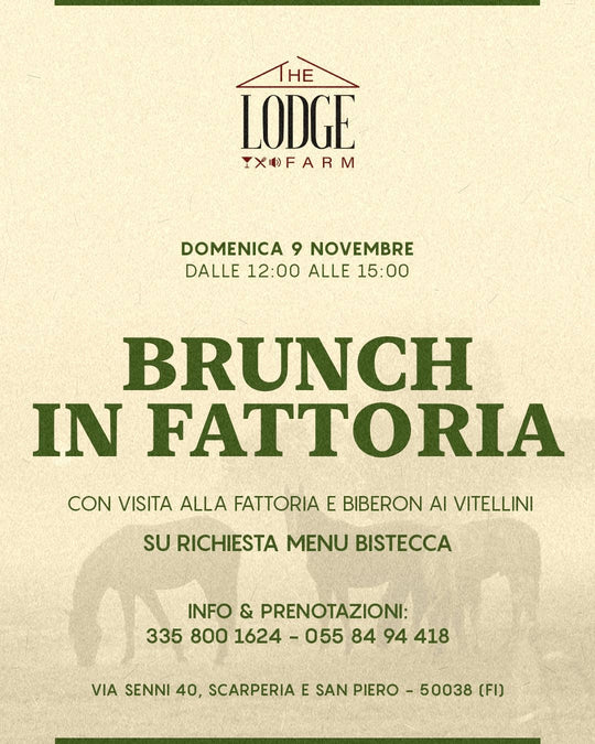 BRUNCH DI FATTORIA 9 NOVEMBRE