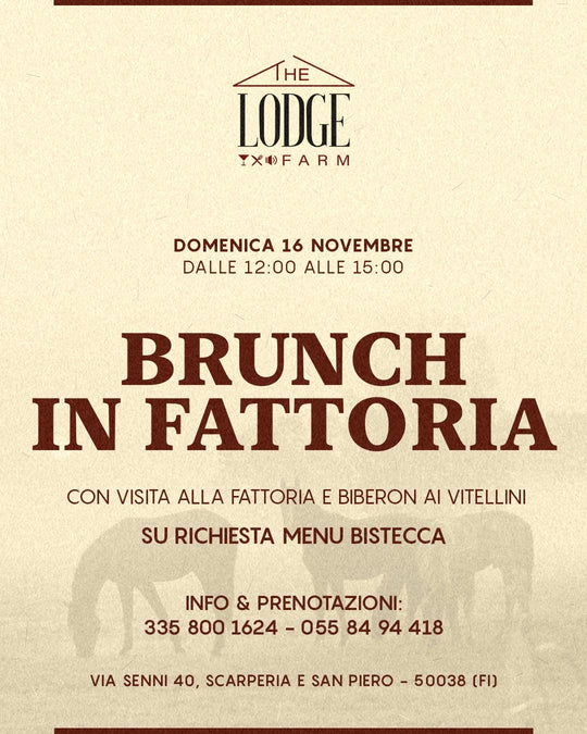 BRUNCH DI FATTORIA 16 NOVEMBRE